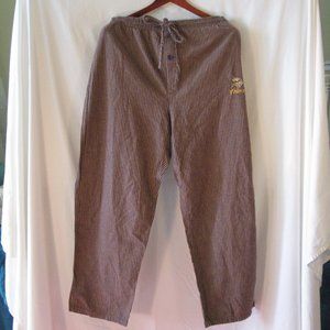 NFL Minnesota Vikings Men's Pajama Pants Sz M 100% Cotton Loose Fit Draw…